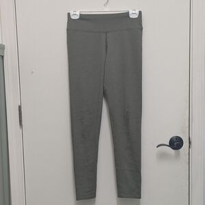 Aerie Chill Play Move Grey Green High Waist Stretchy Leggings